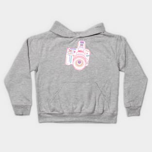 Cute Pastel Camera Kids Hoodie